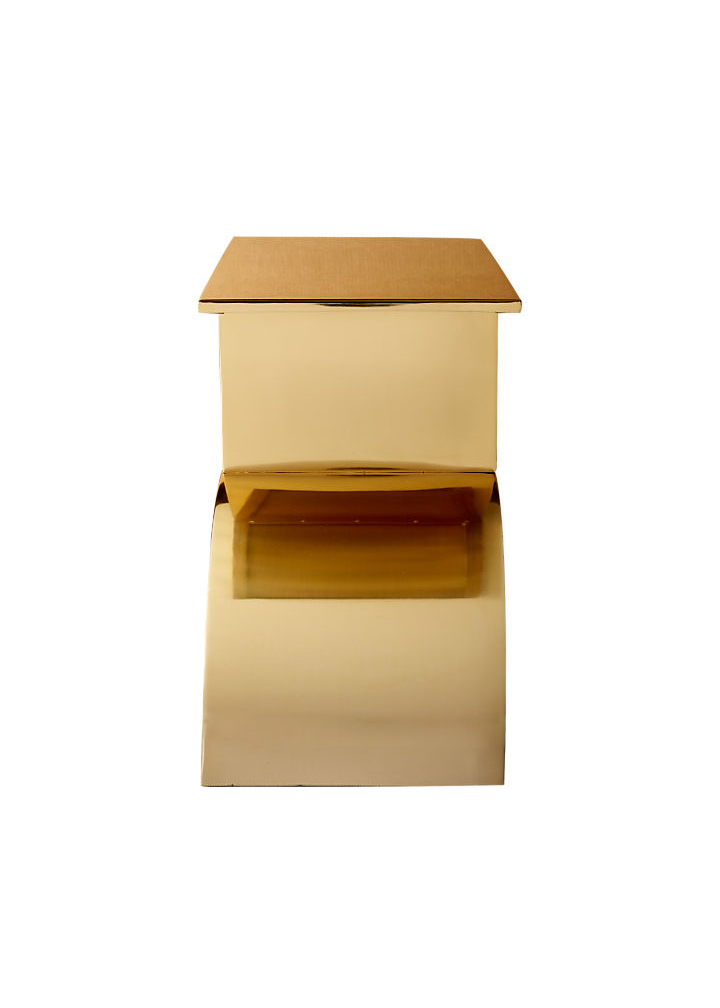 Curve Gold Side Table – Cre8 NYC