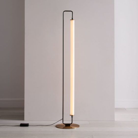 Lital Led Floor Lamp Cre8 Nyc, Fluorescent Floor Lamps